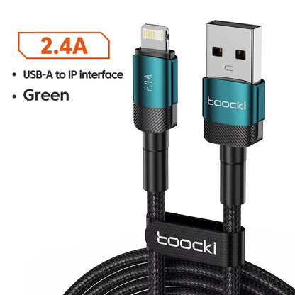 USB Type-C Fast Charging Cable for iPhone 15/14/13/12/11, Huawei P40/P30, Realme, Oppo, OnePlus, and Power Banks
