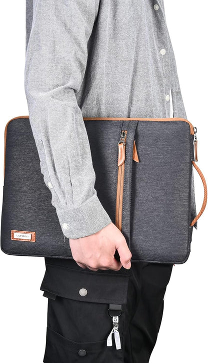 Water-Resistant Laptop Sleeve Case with Handle for 13-13.3 Inch Devices, Compatible with MacBook Air, Surface Book, Lenovo Flex 6, ThinkPad L380/X380 Yoga, X1 Carbon, HP EliteBook 830 G5, Dell Inspiron 14, and ASUS ZenBook UX330UA
