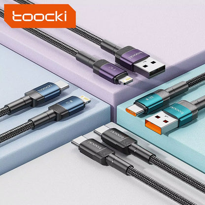 USB Type-C Fast Charging Cable for iPhone 15/14/13/12/11, Huawei P40/P30, Realme, Oppo, OnePlus, and Power Banks