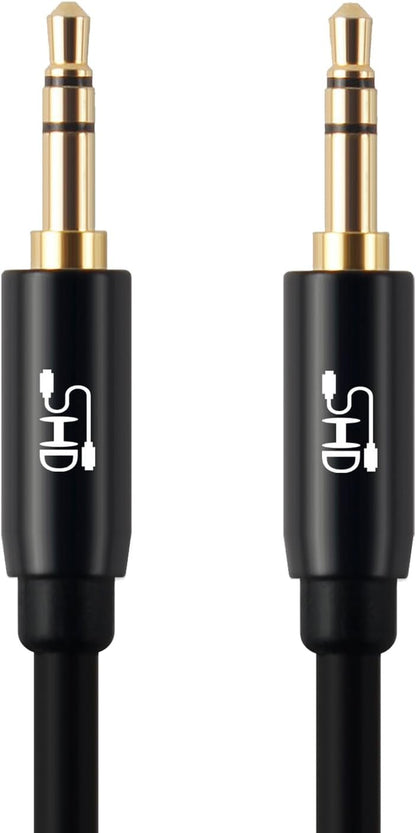 Aux Cable, 3.5Mm Audio Cable Aux for Car Auxiliary Audio Stereo Cable 3.5Mm Cord Premium Sound Dual Shielded with Gold Plated Connectors-50Feet
